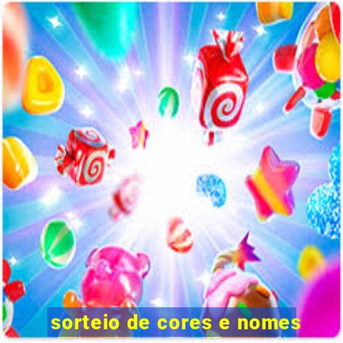 sorteio de cores e nomes